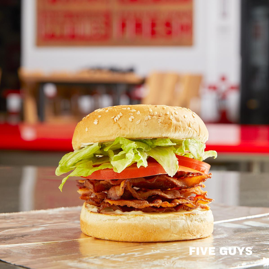 Five Guys Sandwiches Menu USA