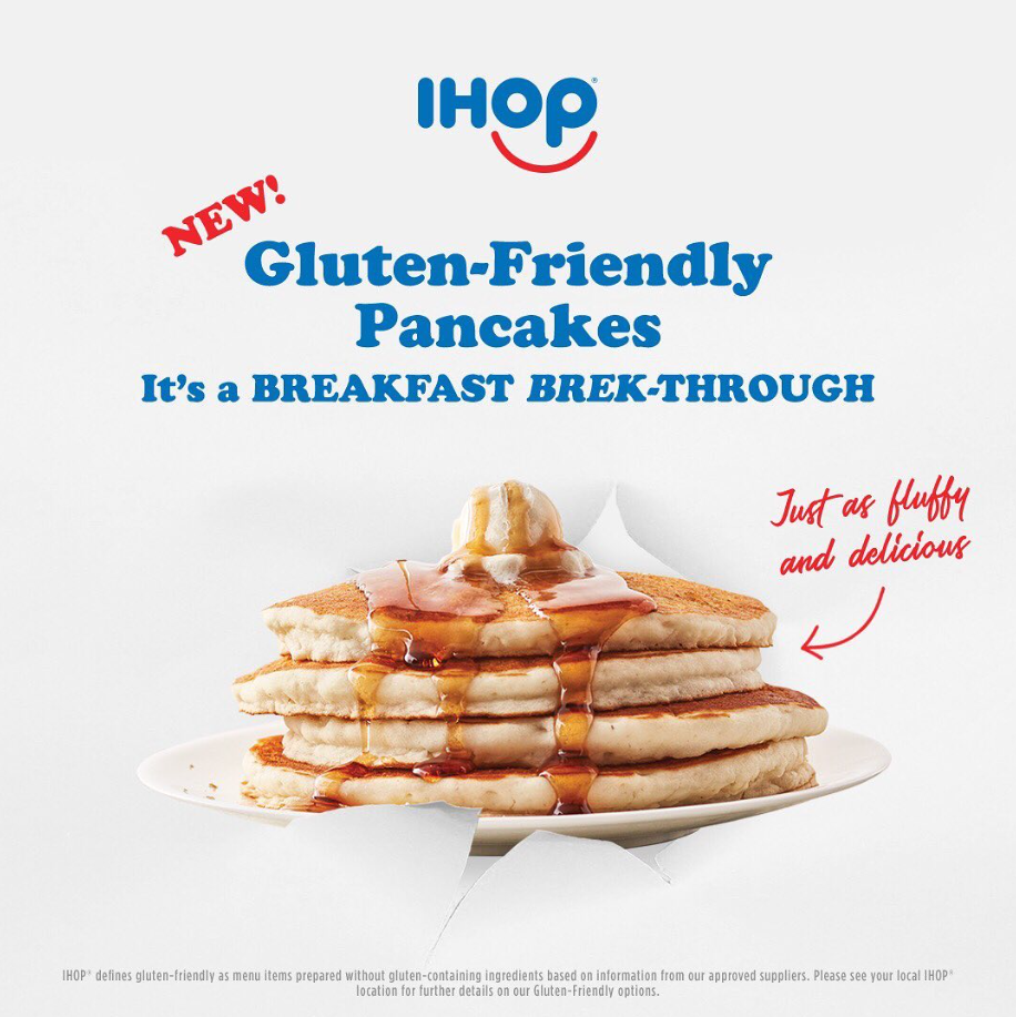 IHOP Gluten-Friendly Menu USA