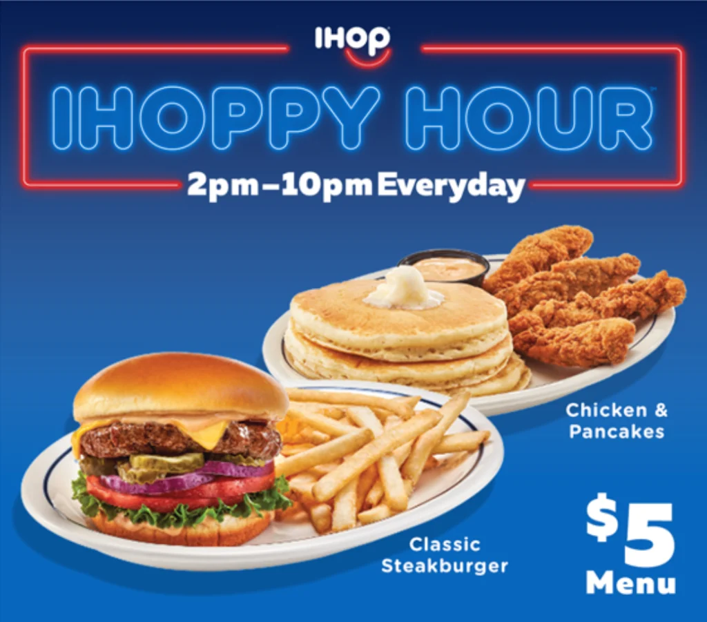 IHOP Happy Hour Menu Deal USA