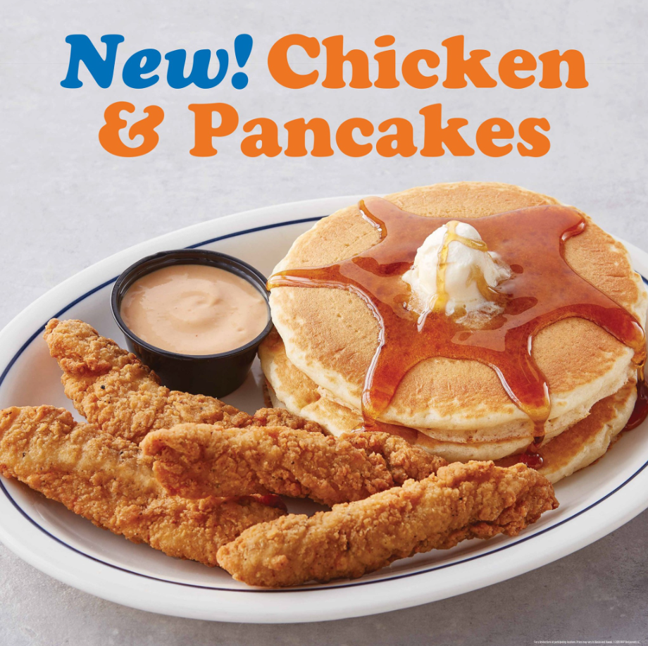 IHOP World-Famous Buttermilk Pancakes & Crepes Menu USA