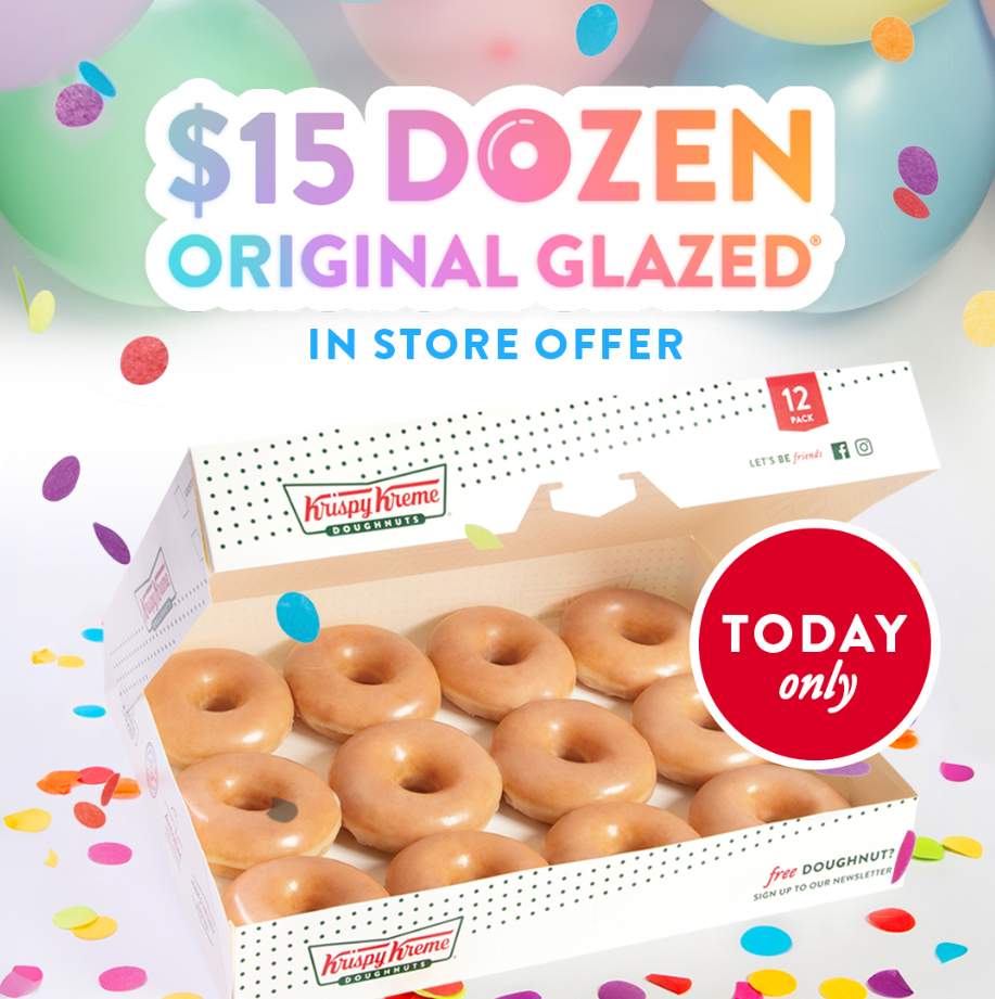 Krispy Kreme Dozens & 16 Count Minis Menu USA