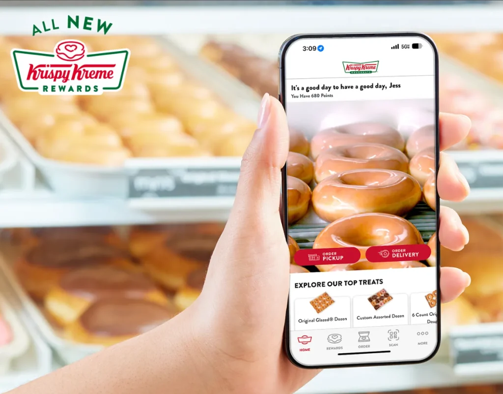 Krispy Kreme Loyalty Rewards Menu Deal USA