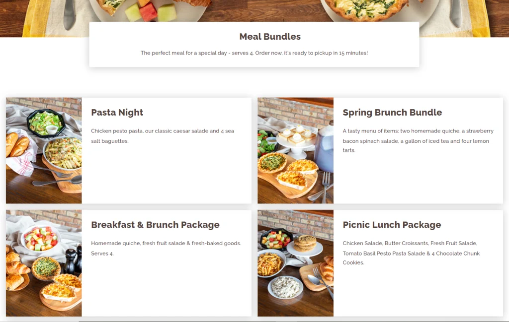 La Madeleine Meal Bundles Menu Deal USA