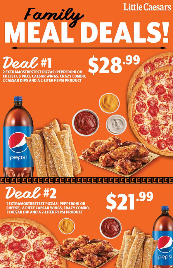 Little Caesars Crazy Combo Menu Deal USA