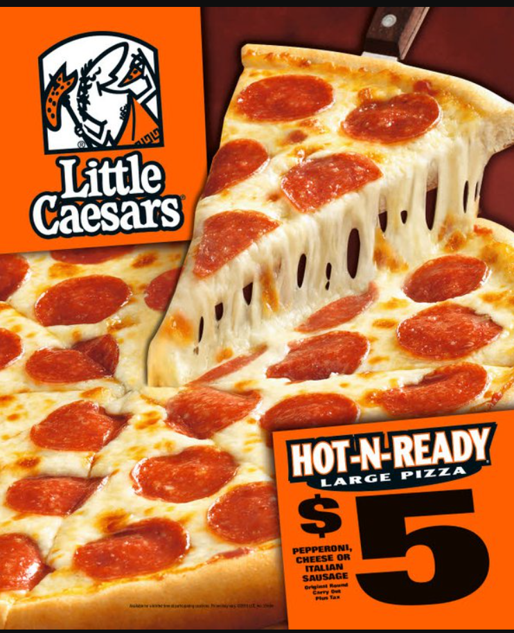 Little Caesars Hot-N-Ready Pizzas Menu Deal USA