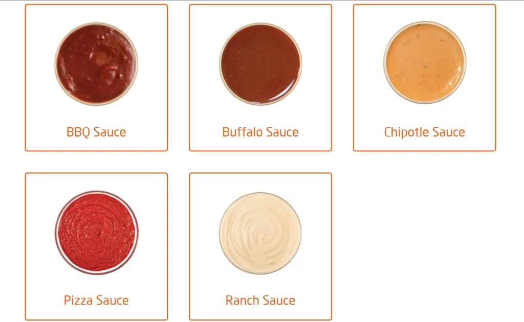 Little Caesars Sauce Menu USA