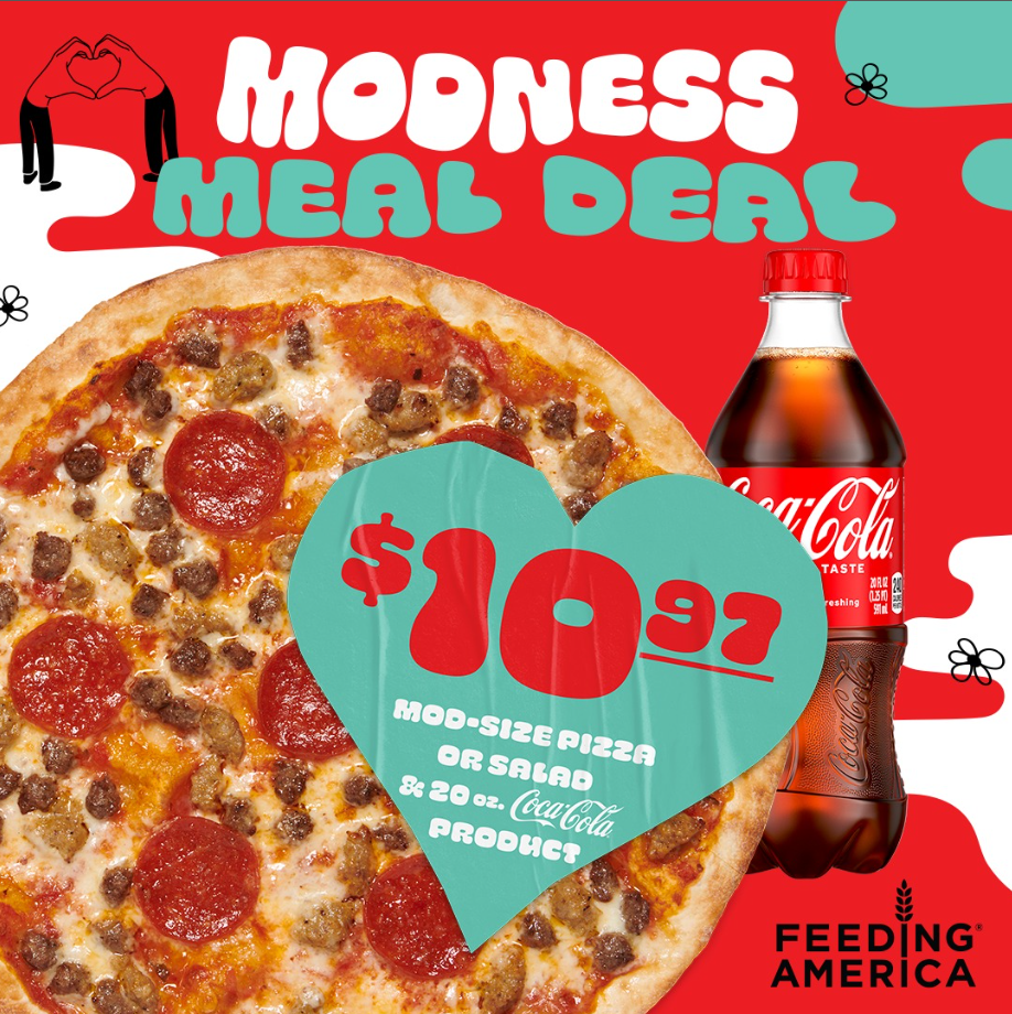 Mod Pizza Mod Meal Deal Menu USA