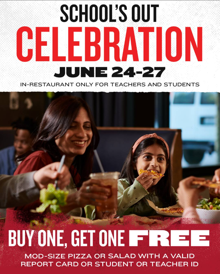 Mod Pizza Student Discounts Menu Deal USA