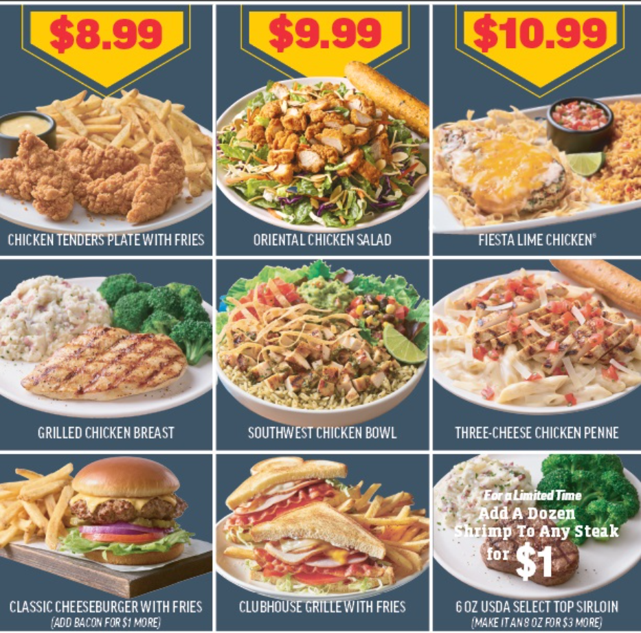 Order Applebee's Menu USA