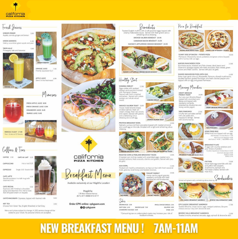 Order California Pizza Kitchen Menu USA