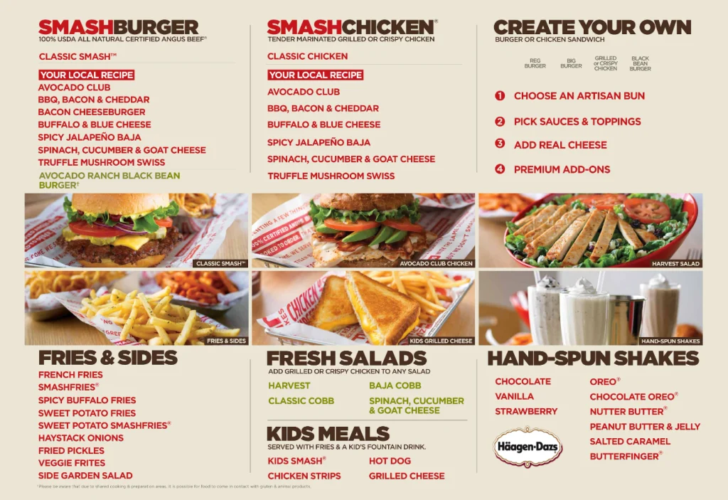 Order Smashburger Menu USA