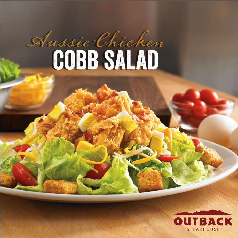 Outback Steakhouse Entree Salads Menu USA