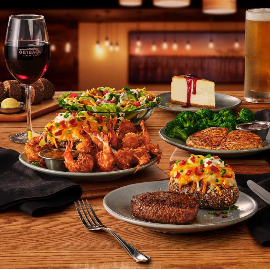 Outback Steakhouse Most Popular Menu USA