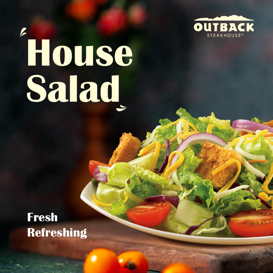 Outback Steakhouse Side Salads Menu USA