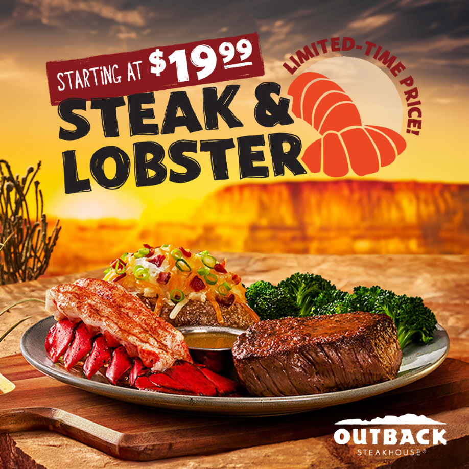 Outback Steakhouse Signature Steaks Menu USA