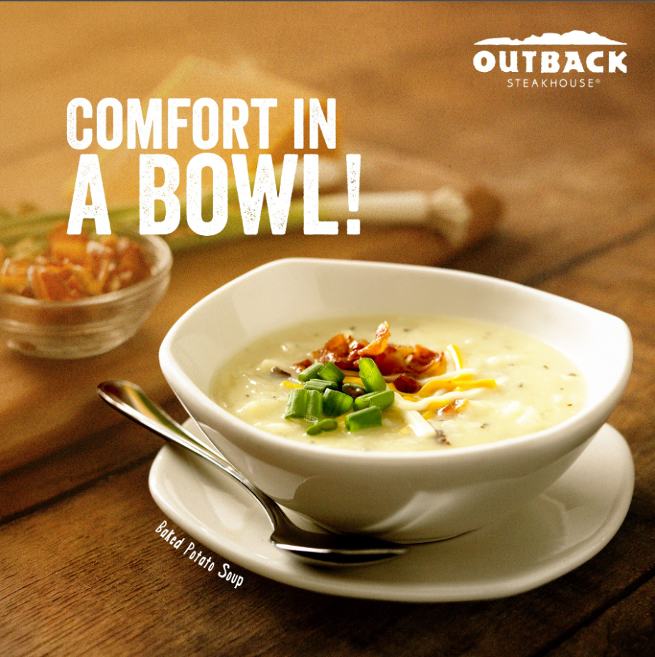 Outback Steakhouse Soups Menu USA