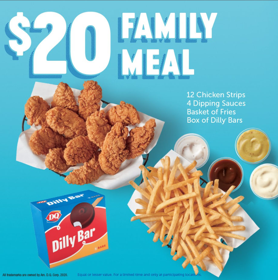 PDQ Family Meal Packs Menu Deal USA