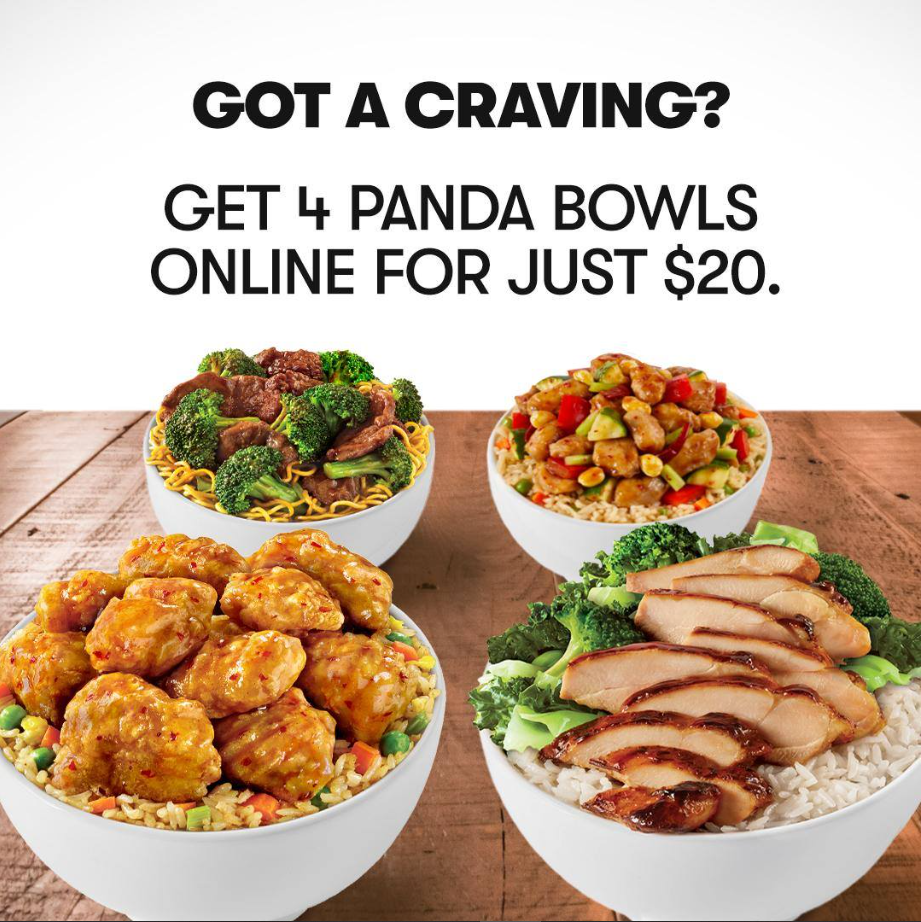 Panda Express Bowl Menu USA