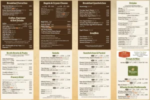 Panera Bread Menu USA