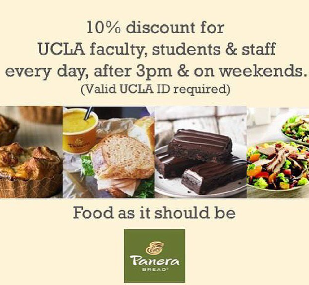 Panera Bread Student Discounts Menu Deal USA