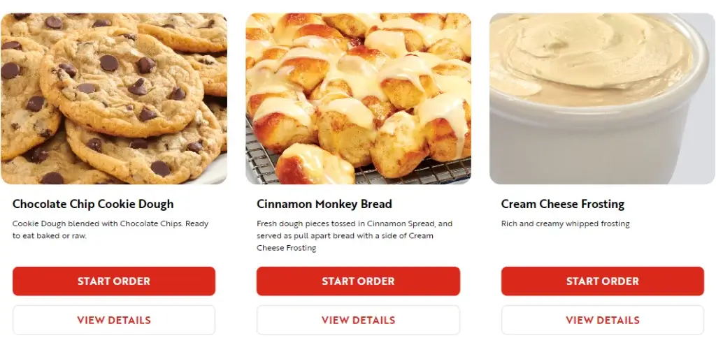 Papa Murphy’s Desserts Menu USA