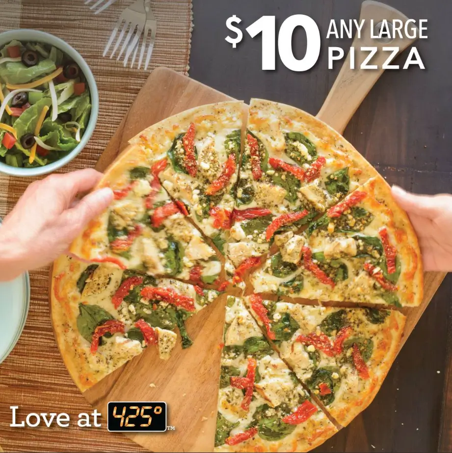 Papa Murphy’s Large Pizza Special Deal USA