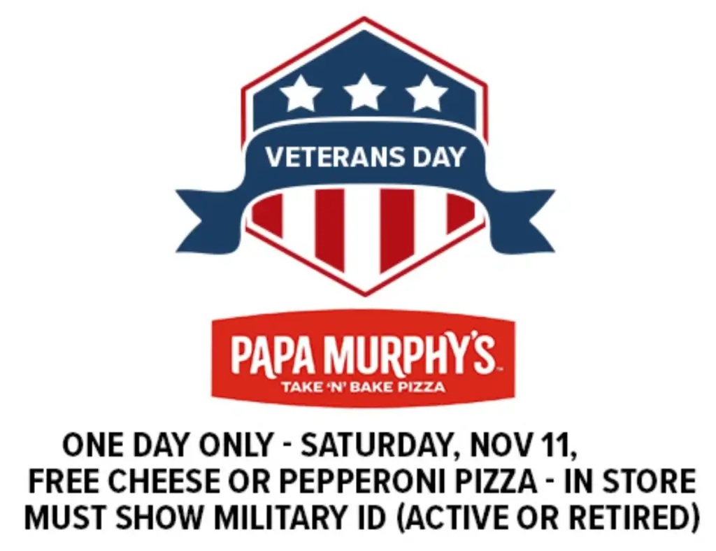 Papa Murphy’s Military and First Responder Discounts Deal USA