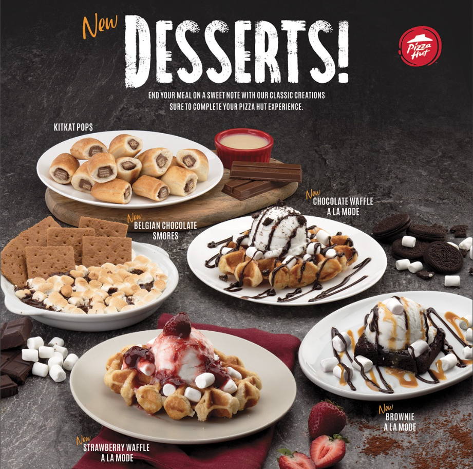 Pizza Hut Desserts Menu USA