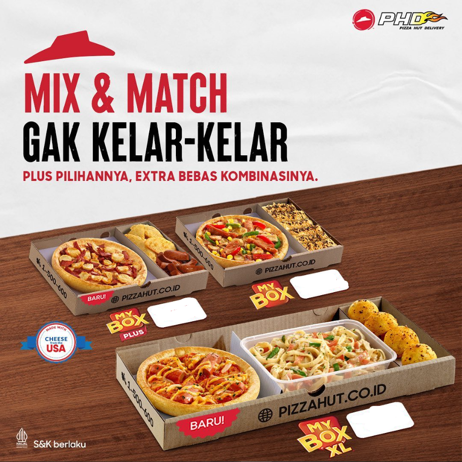 Pizza Hut Mix and Match Deals Menu USA