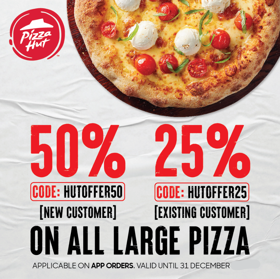 Pizza Hut Rewards Menu Deal USA