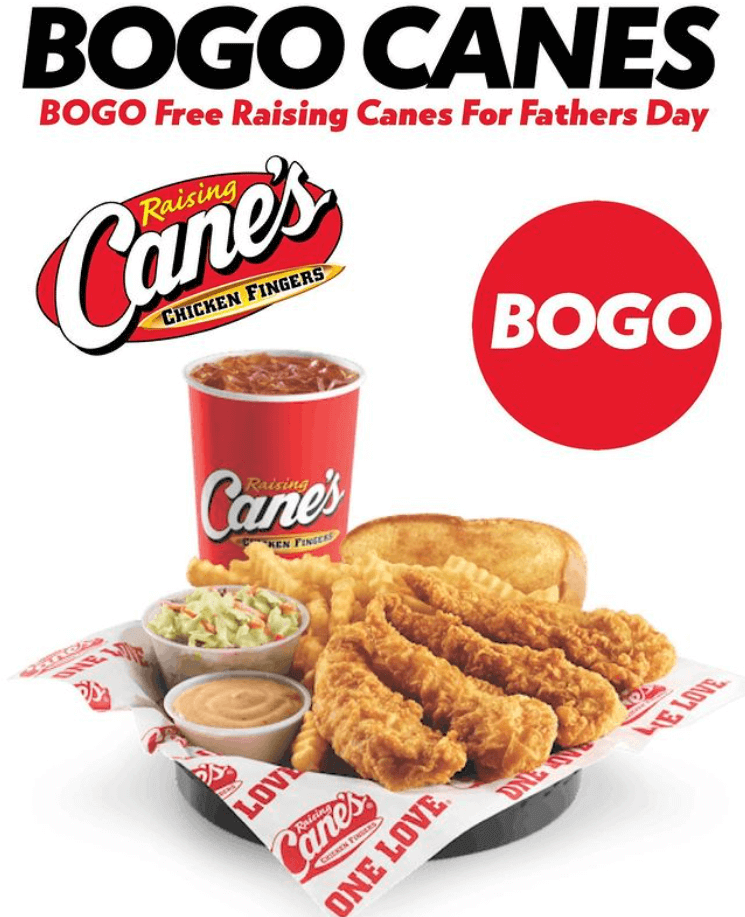 Raising Cane’s Buy One, Get One (BOGO) Deals USA