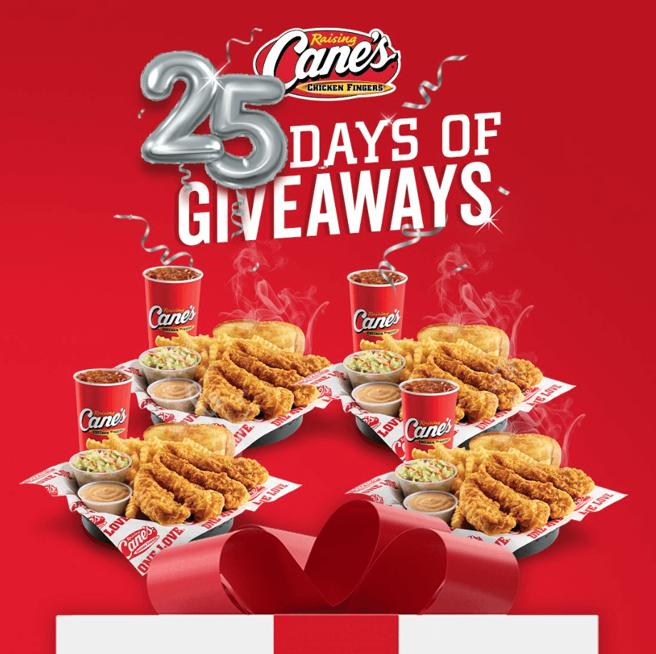 Raising Cane’s Weekly Promotions Deal USA