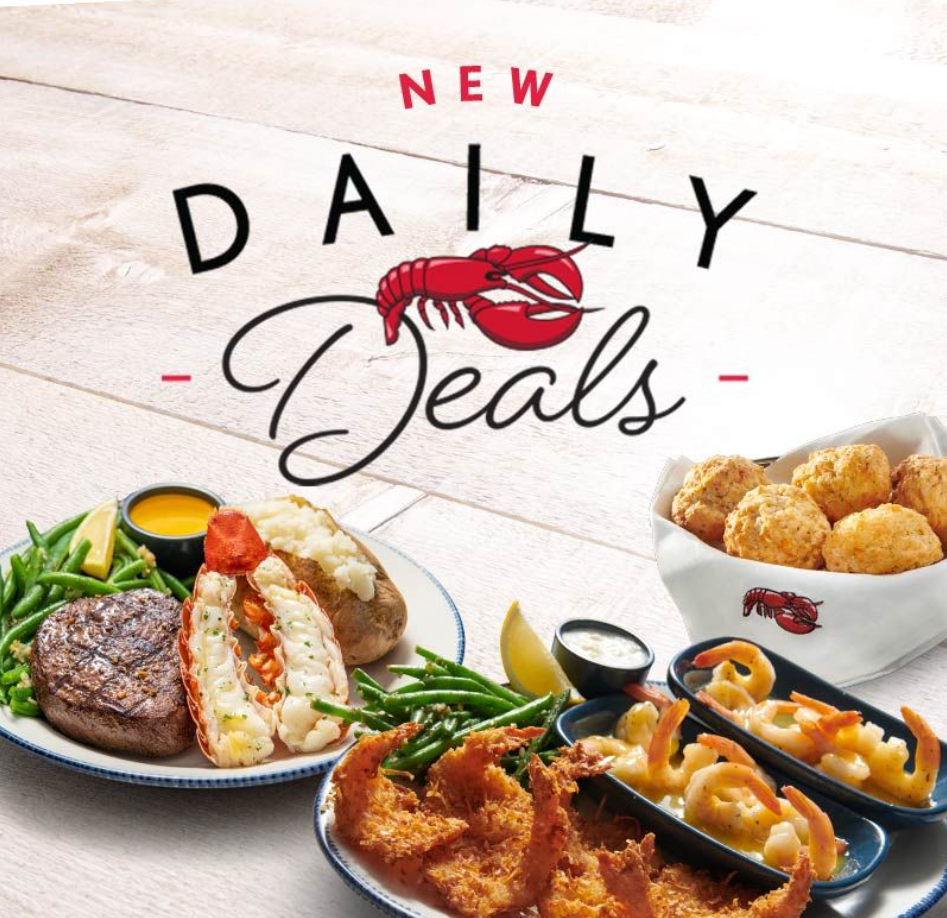 Red Lobster Daily Specials Menu Deal USA