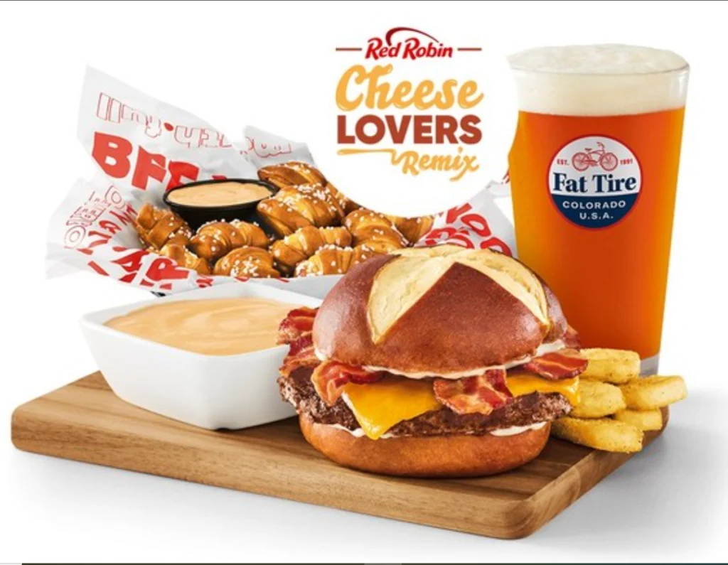 Red Robin Cheese Lovers Remix Menu USA