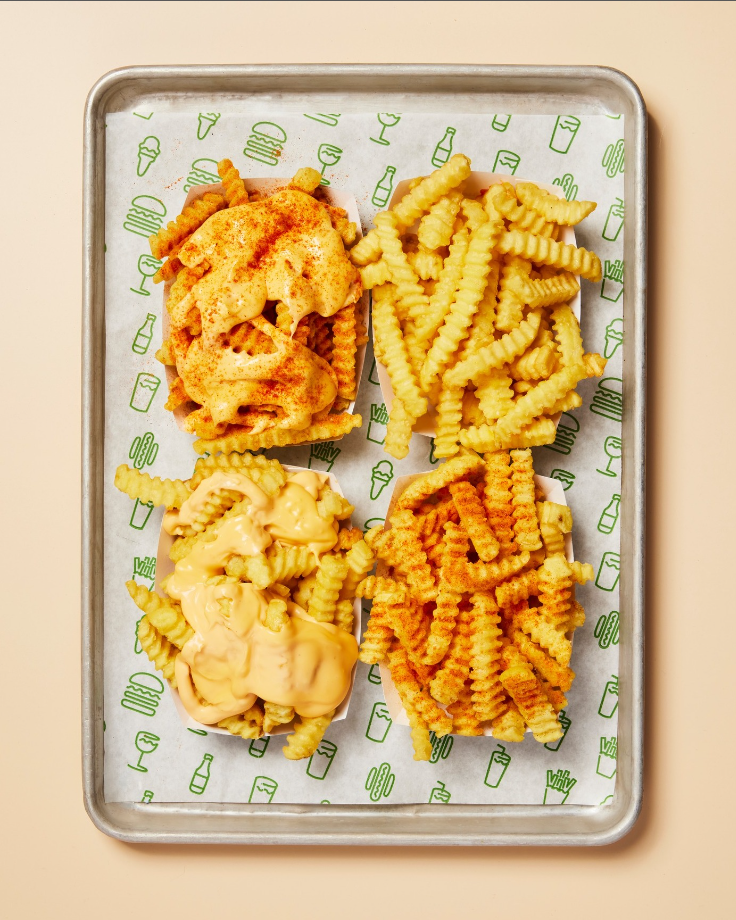 Shake Shack Crinkle Cut Fries Menu USA