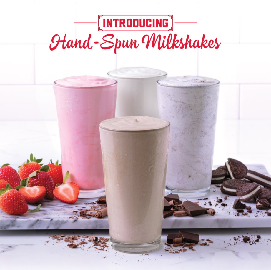 Slim Chickens Milkshakes Menu USA