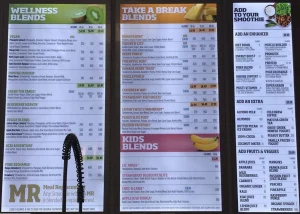 Smoothie King Menu USA