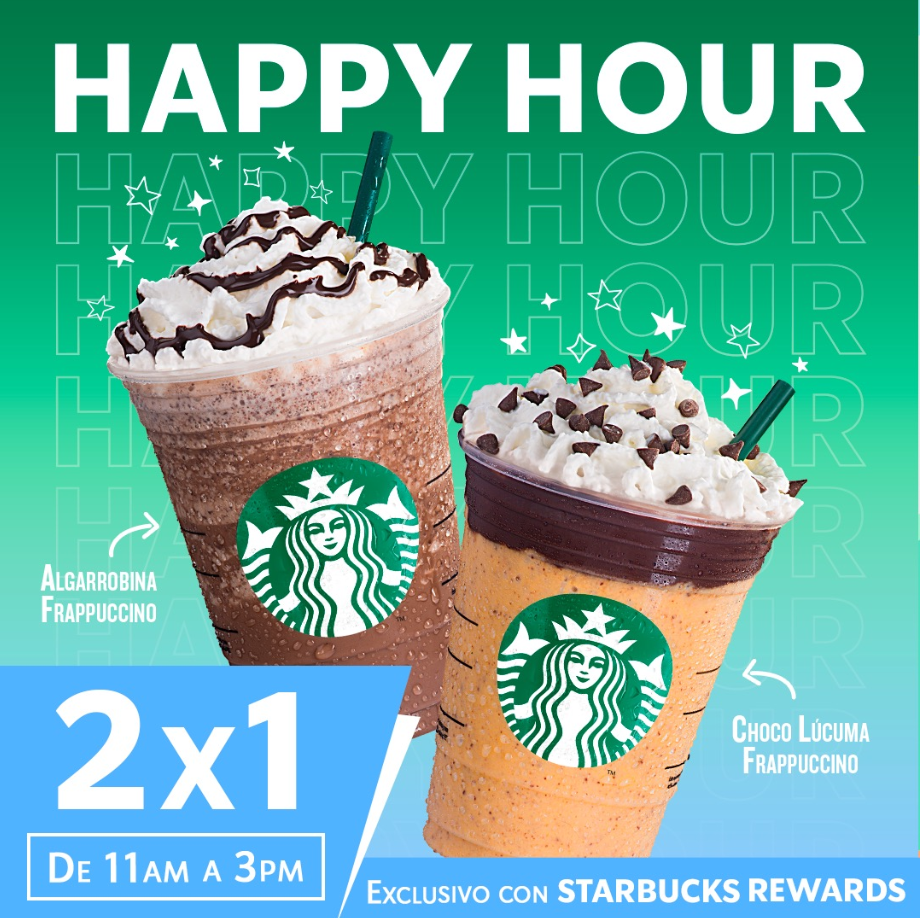 Starbucks Happy Hour Menu Deal USA