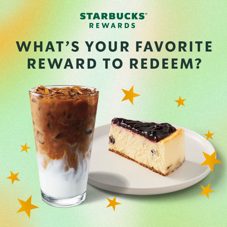 Starbucks Rewards Menu Deal USA