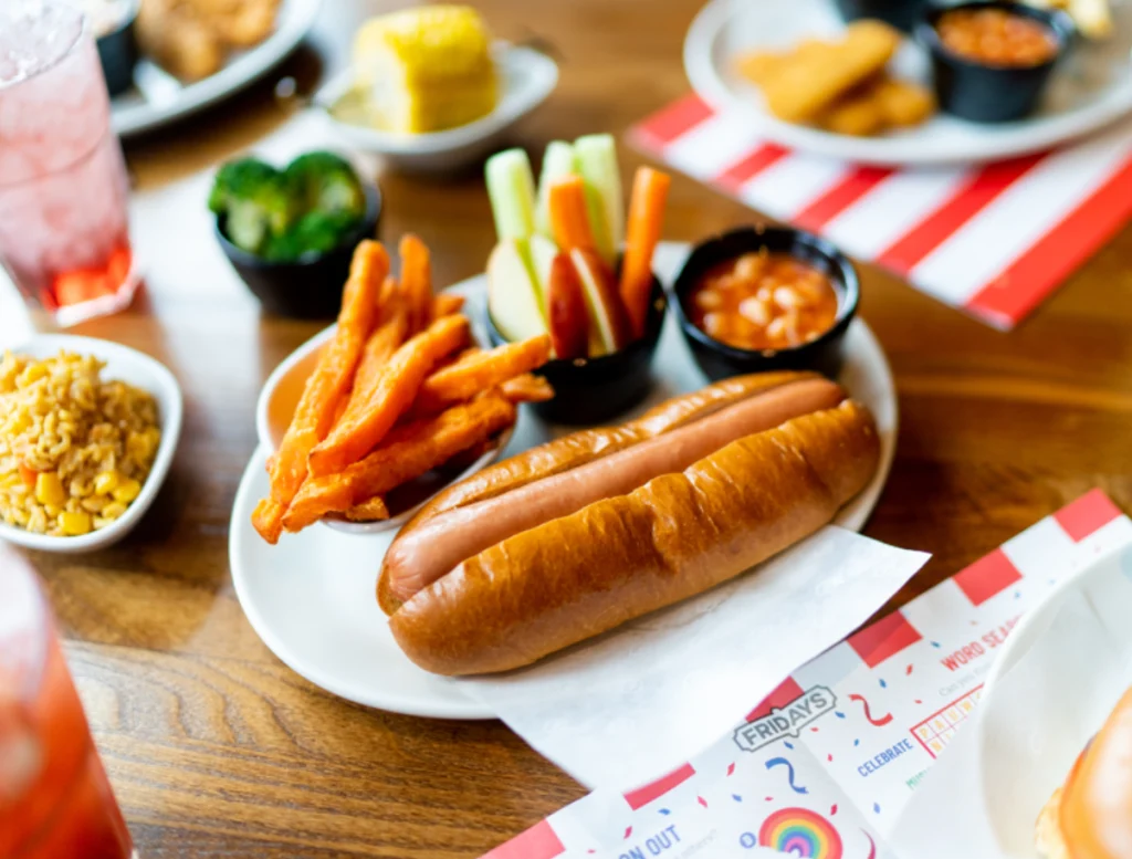 TGI Fridays Kids Menu USA