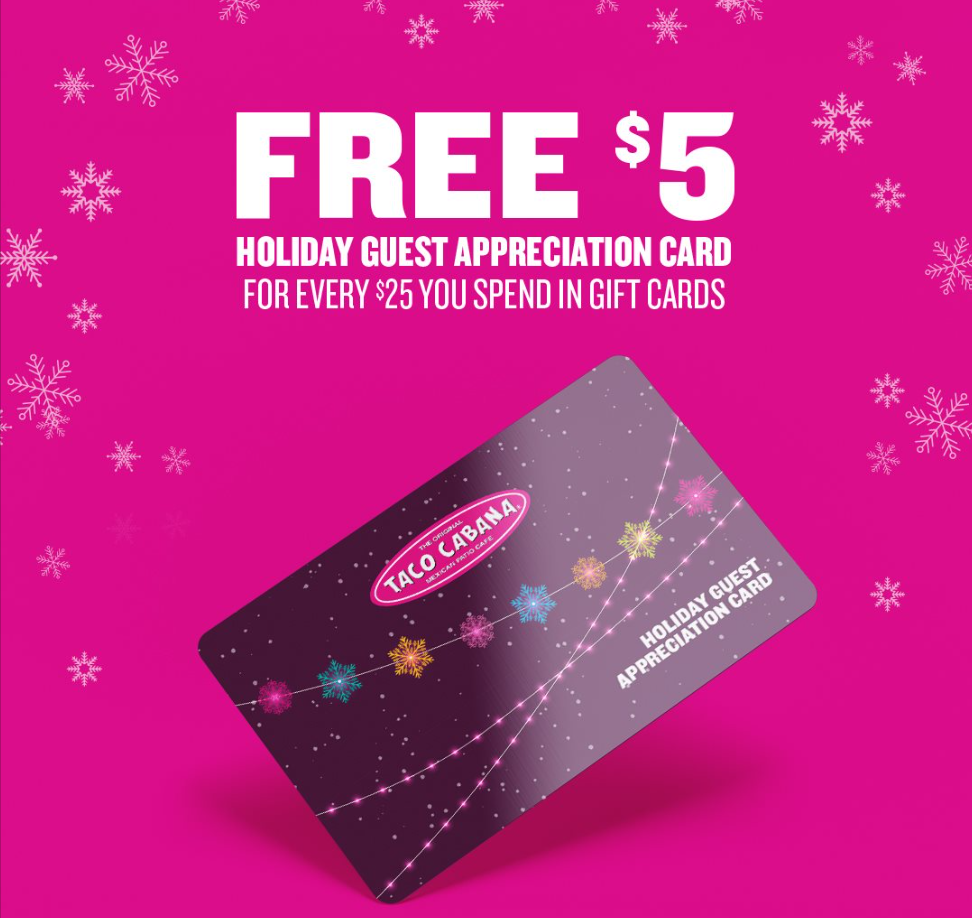 Taco Cabana Gift Cards USA