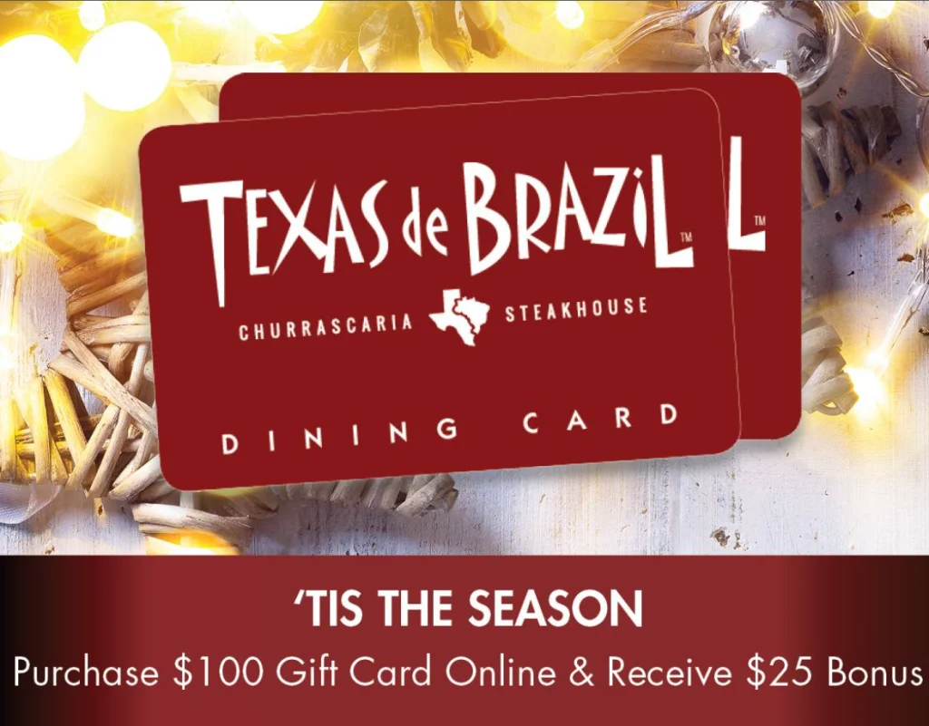 Texas De Brazil Gift Cards USA