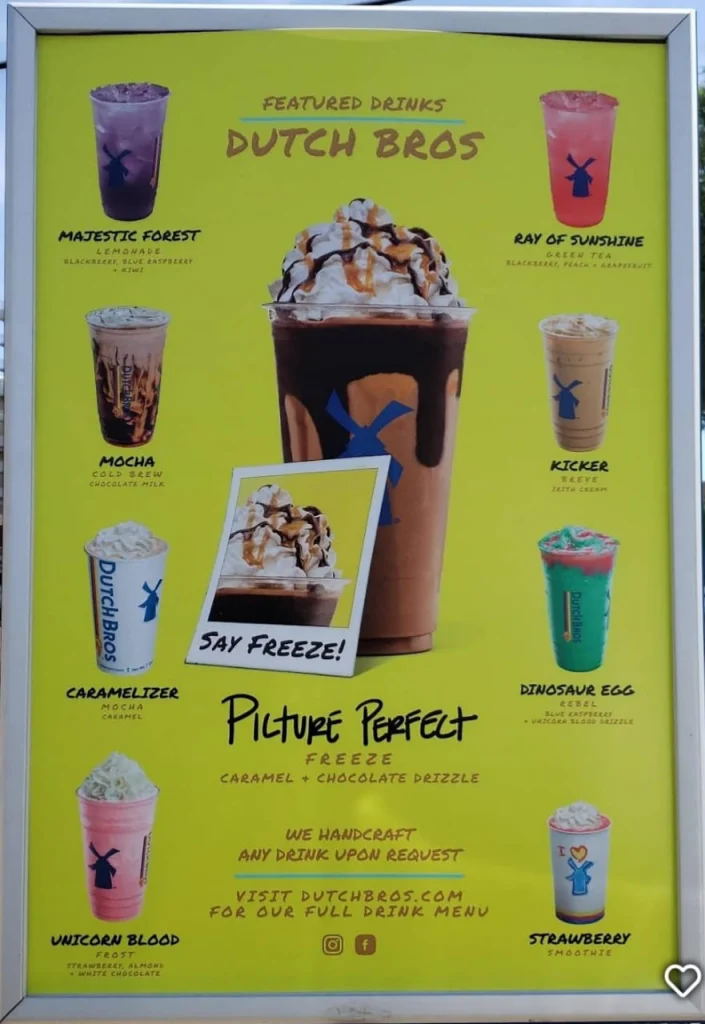 To Order Dutch Bros Menu USA