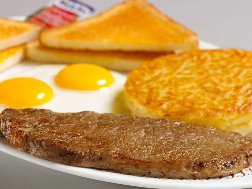 Waffle House Steak & Eggs Menu USA