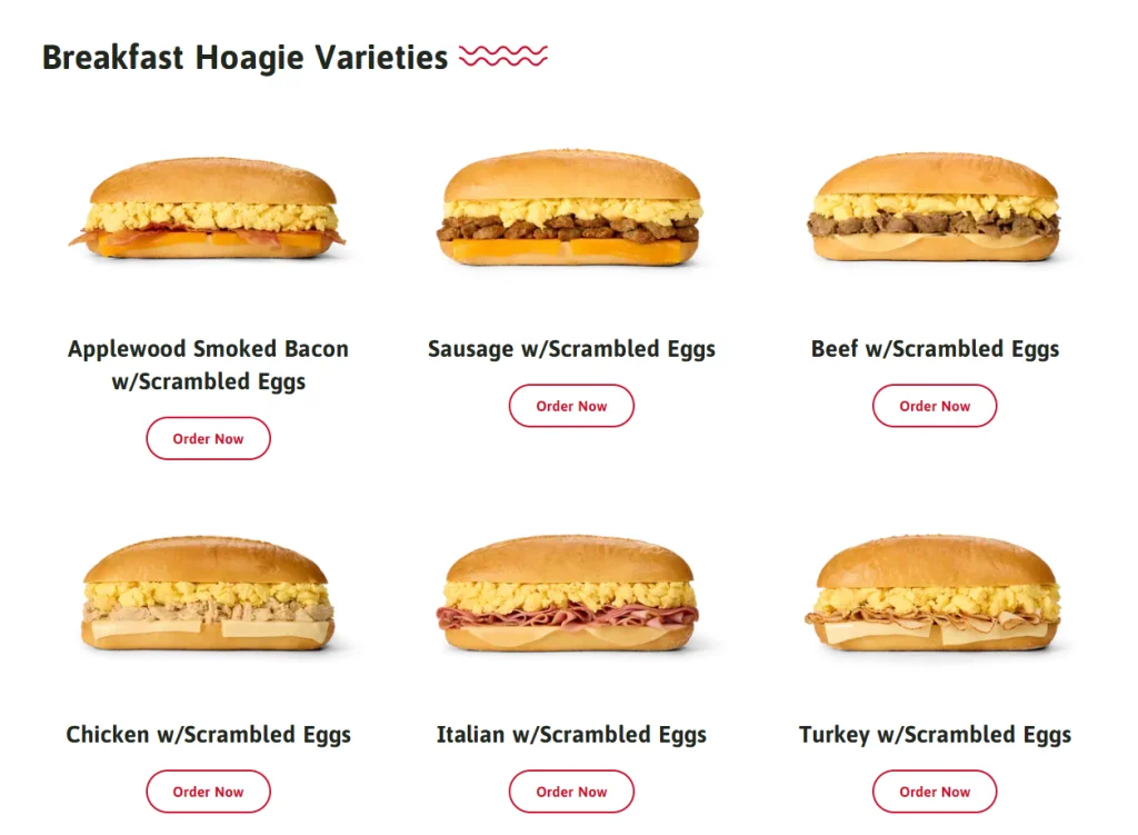 Wawa Burger Breakfast – Hoagies Menu USA