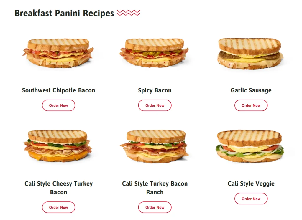 Wawa Burger Breakfast – Panini Menu USA