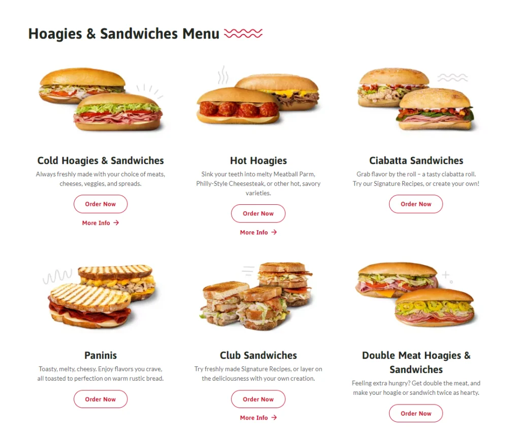 Wawa Burger Specialty Sandwiches Menu USA