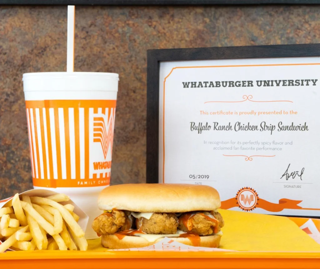 Whataburger Burgers & Sandwiches Menu USA