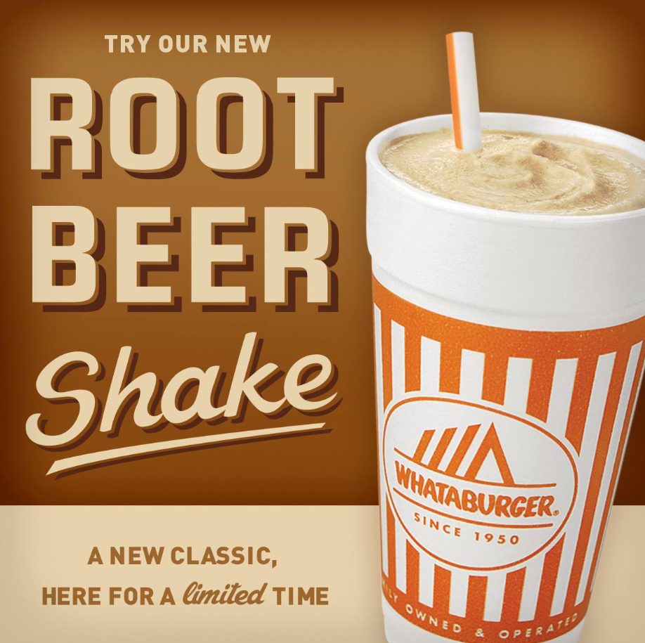 Whataburger Shakes Menu USA