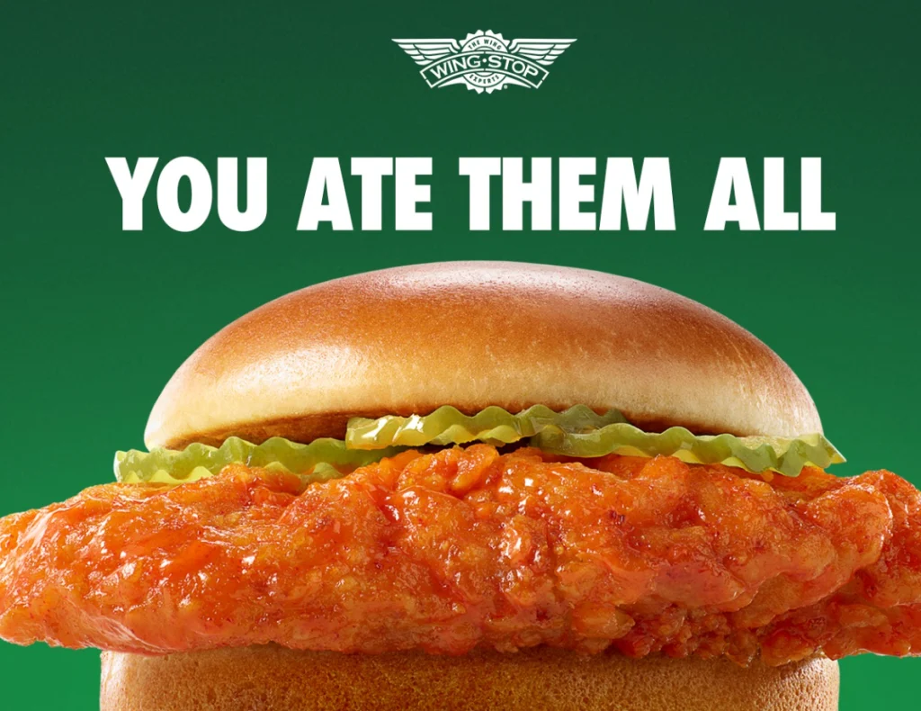 Wingstop Chicken Sandwich Menu USA